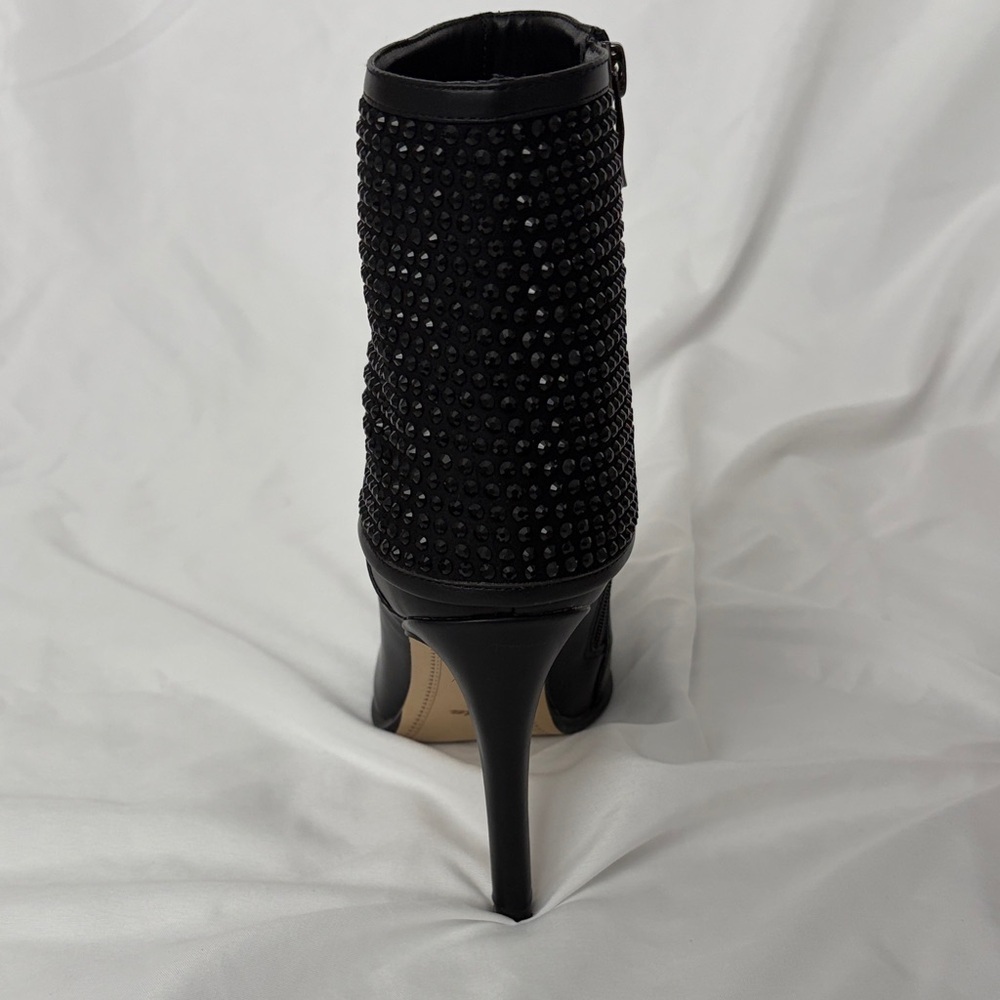 Bata Black Studded Ankle Boots - Picture 8 of 10